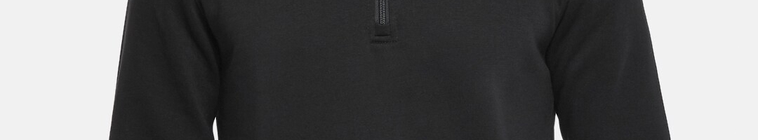 Buy BYFORD By Pantaloons Men Black Solid Sweatshirt - Sweatshirts for ...