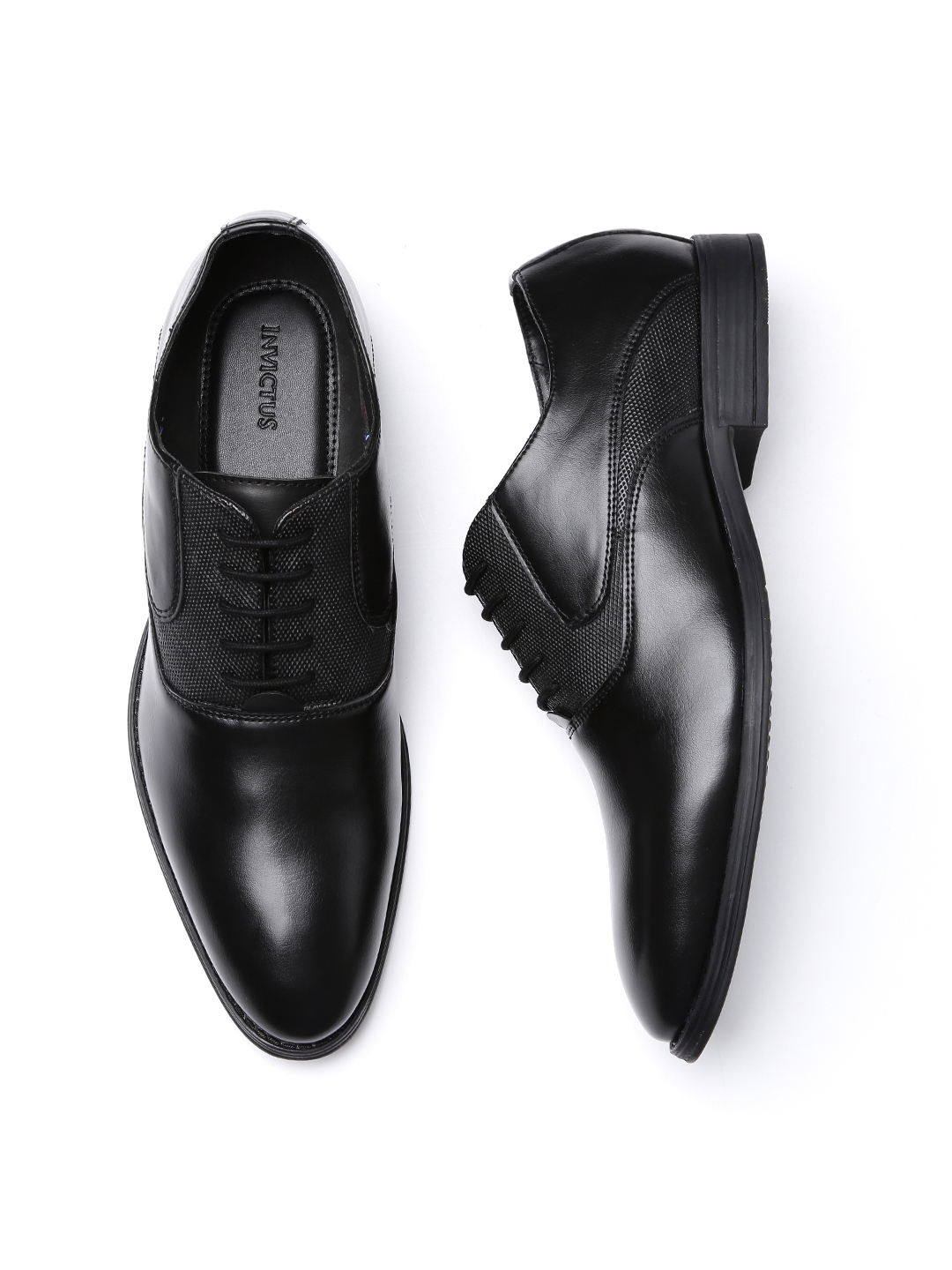 invictus black formal shoes