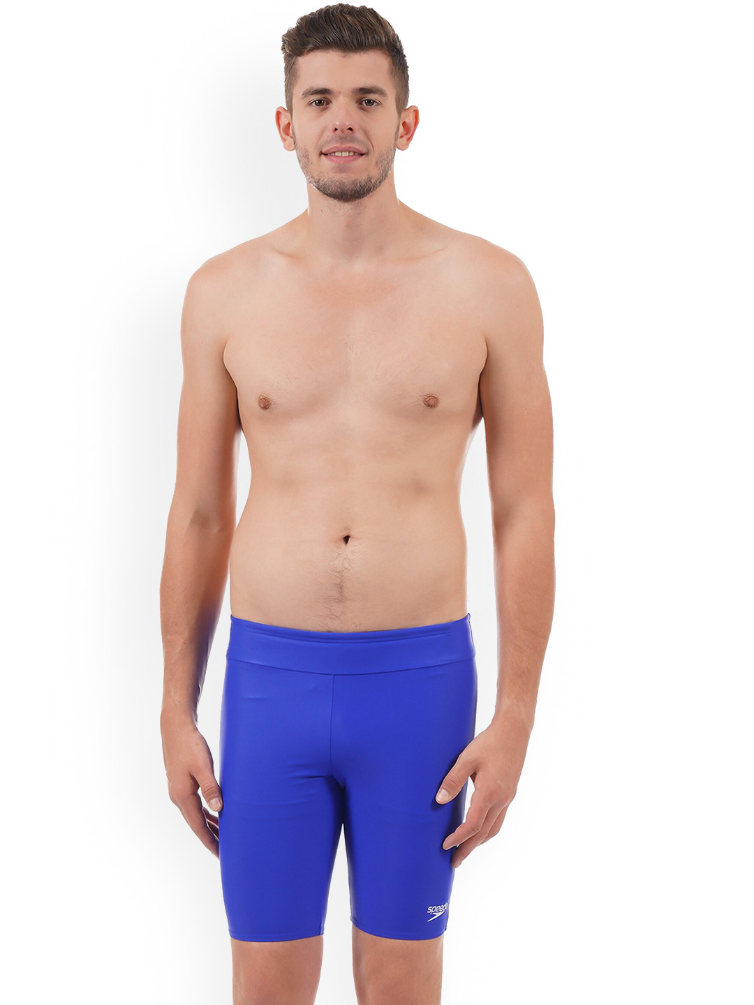 Buy Speedo Men Blue Solid Swim Shorts Swim Bottoms for Men 20141642