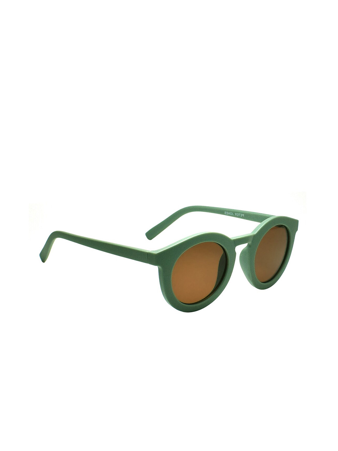 Peter Jones Badshah Style Sunglasses - UV Protected Unisex Fashion Shades (Transparent Green, 13031) - View #4