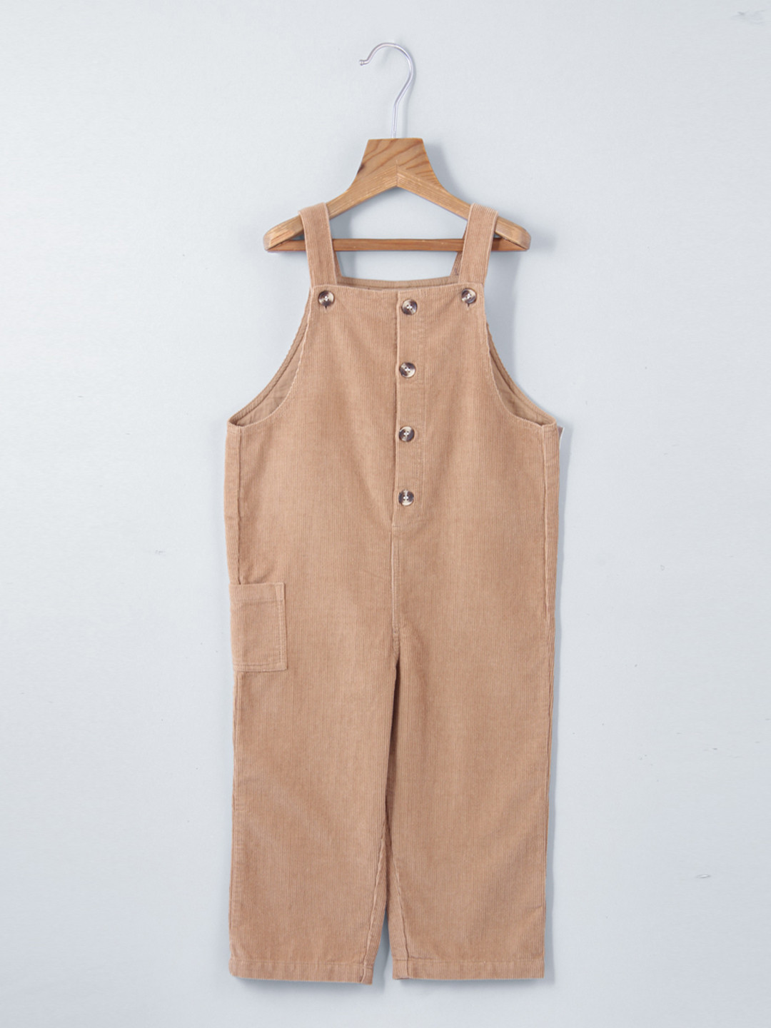 Buy Beebay Infant Boys Beige Solid Dungaree Dungarees for Boys