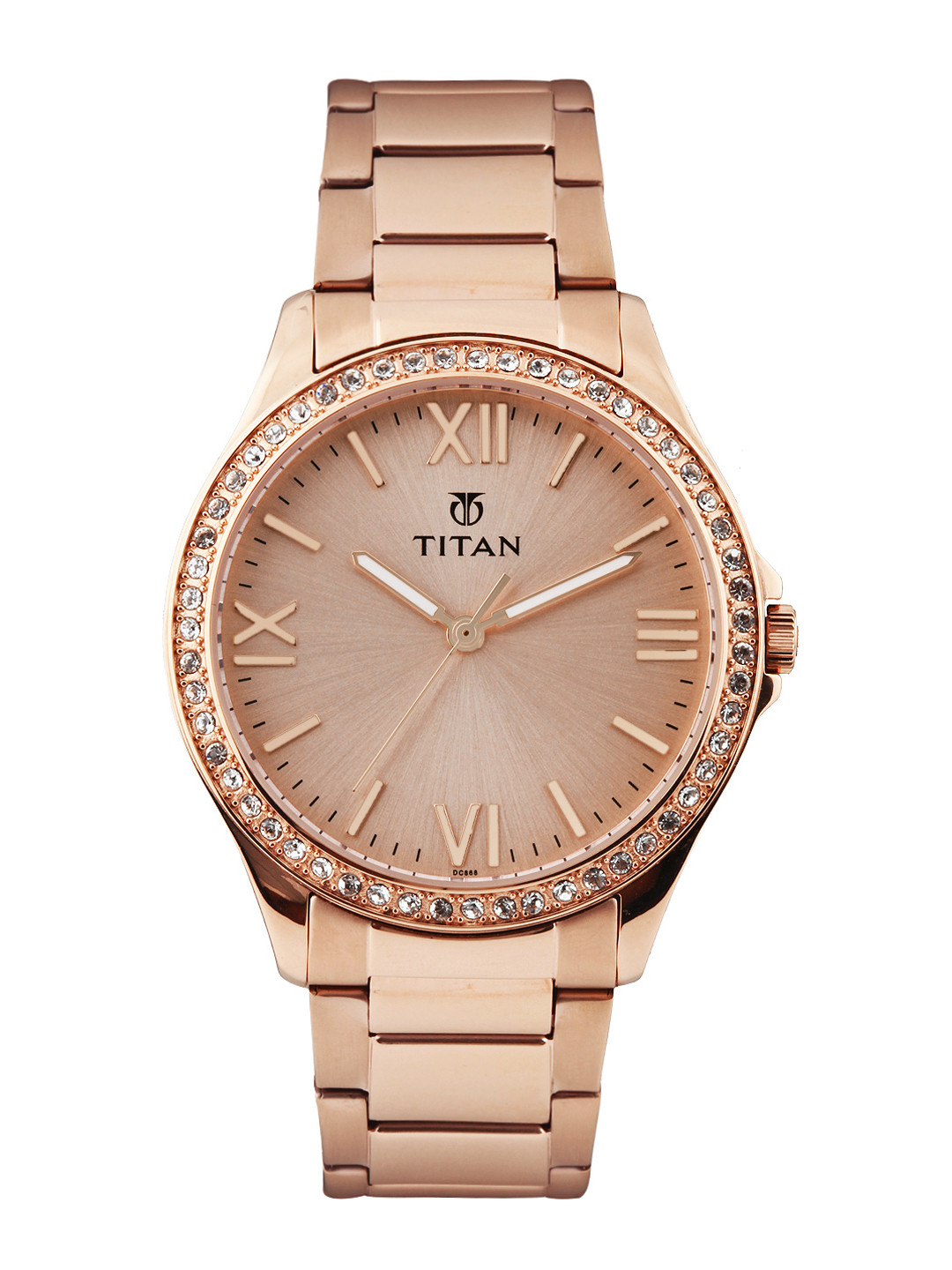 Buy Titan Women Rose Gold Toned Dial Watch NJ9955WM01C Watches for