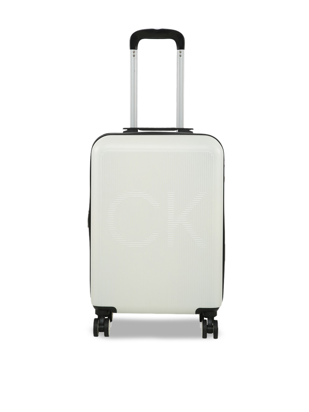 Buy Calvin Klein Vision Range Solid Hard Sided Cabin Trolley Suitcase