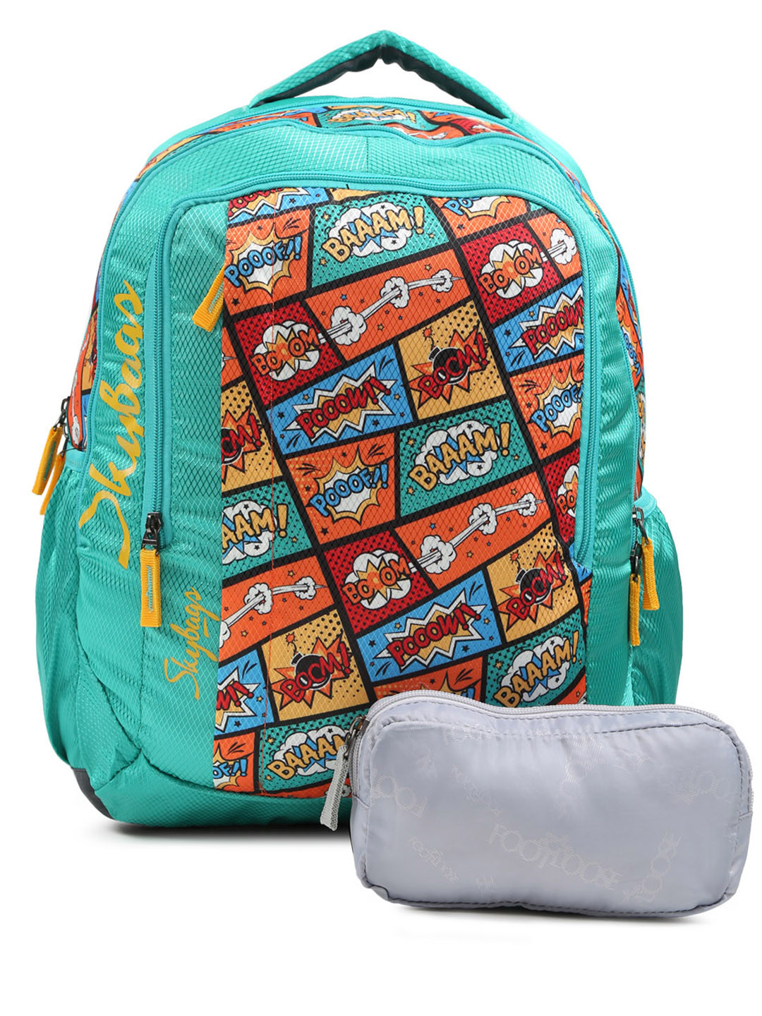 Buy Skybags Kids Teal Green FOOTLOOSE HELIX PLUS 01 SCHOOL Graphic