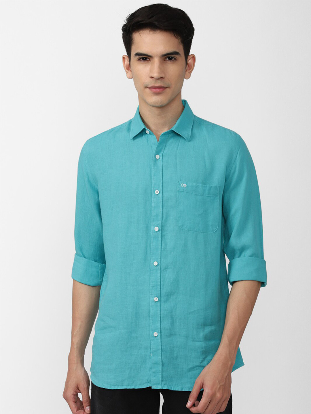 Buy Peter England Casuals Men Slim Fit Pure Linen Casual Shirt Shirts