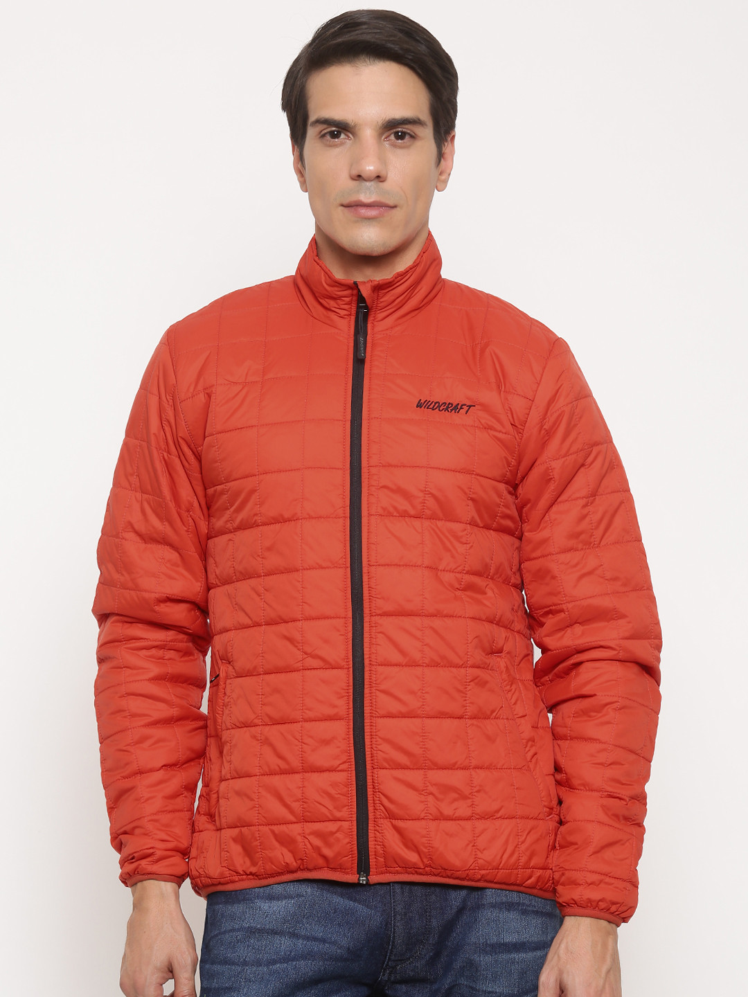 Buy Wildcraft Men Orange Solid Puffer Adri Husky Packable Jacket