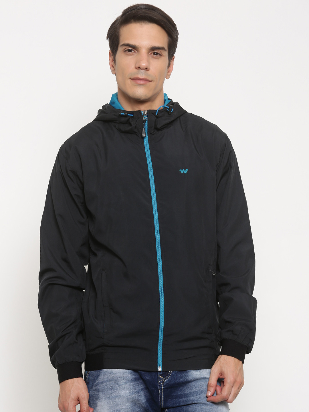 Buy Wildcraft Men Black Solid Windcheater Pro Jacket Jackets for Men