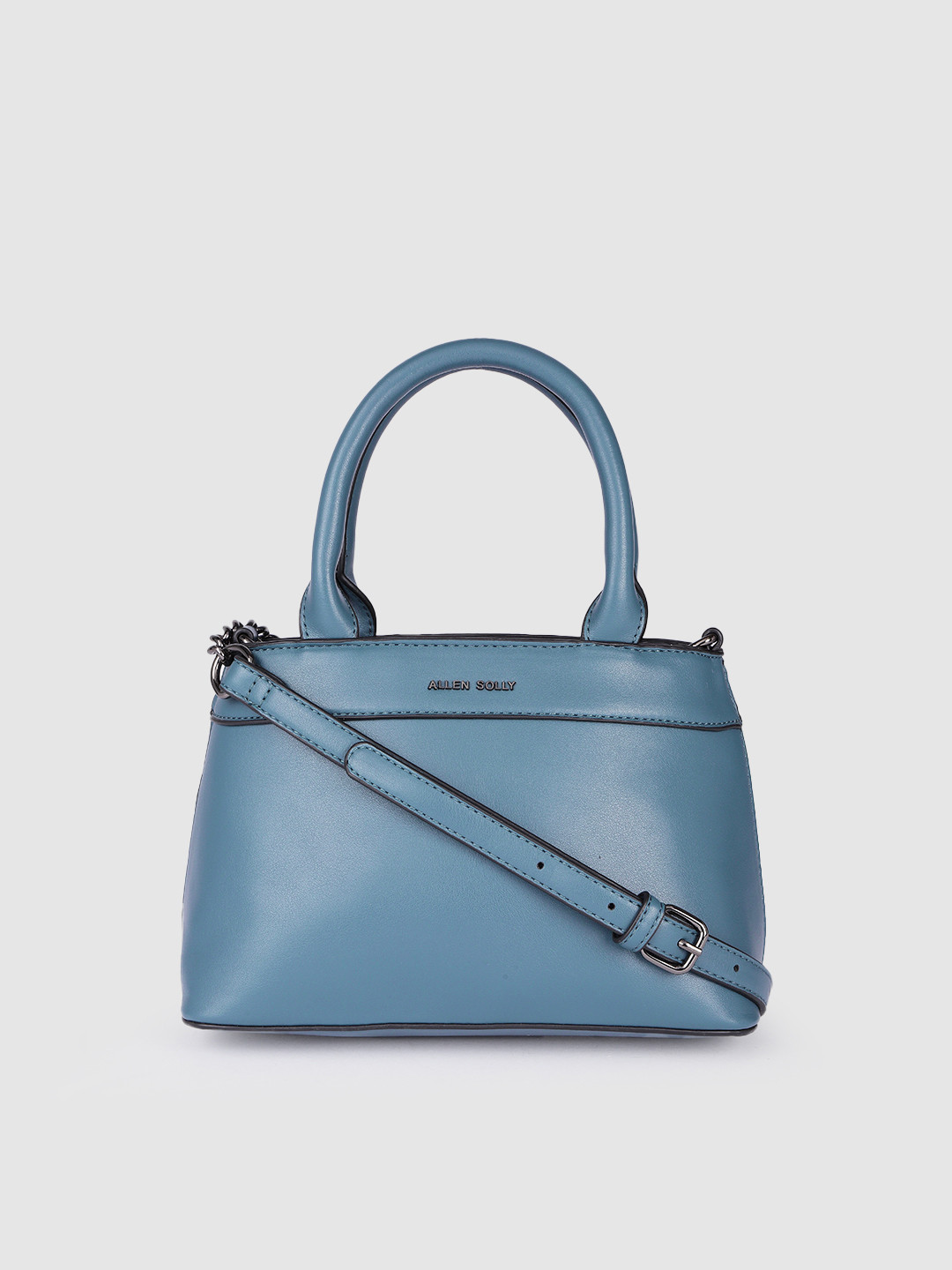 Buy Allen Solly Blue Solid Handheld Bag - Handbags for Women 20172954 ...