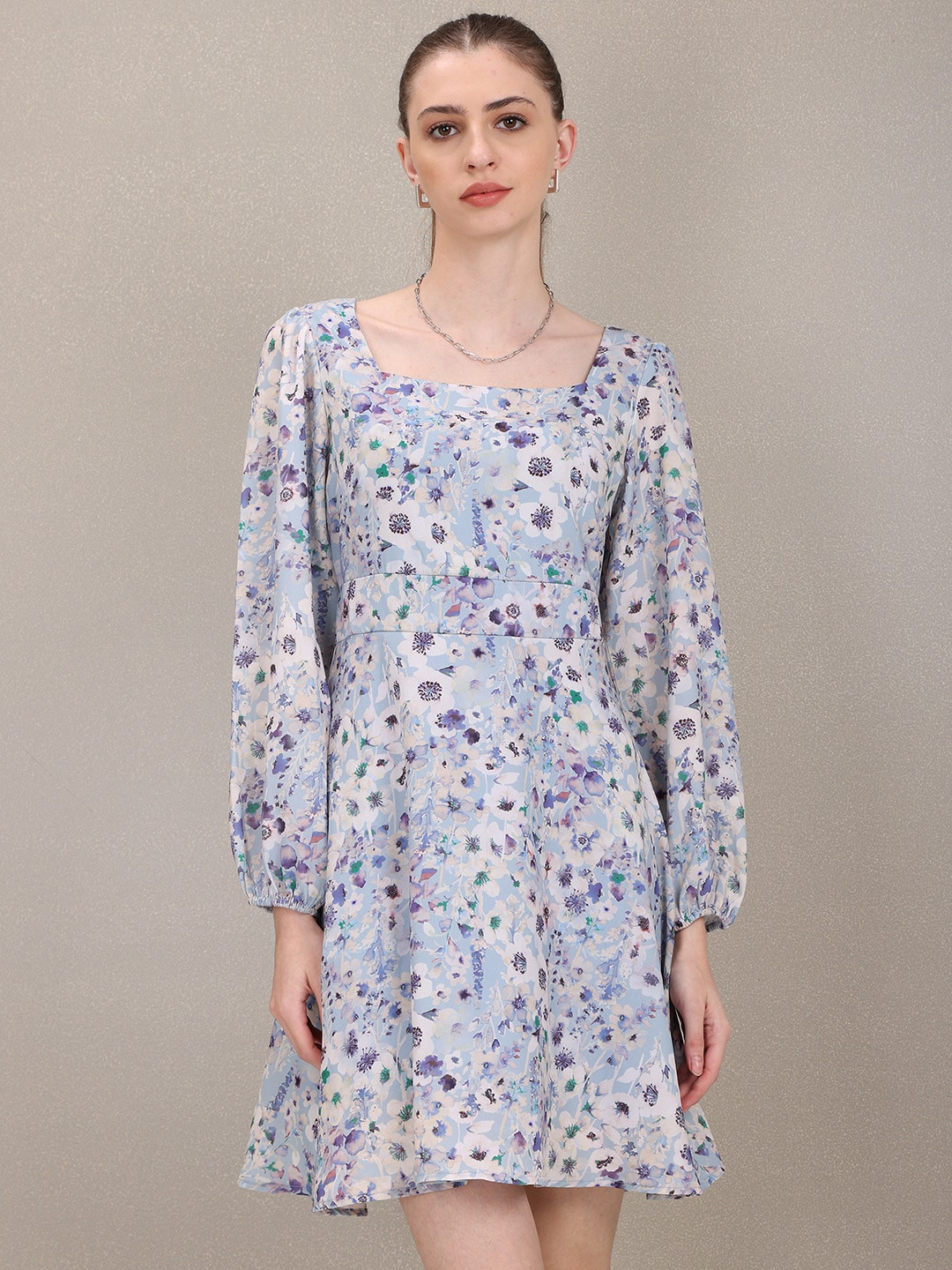 Buy U S Polo Assn Women Floral Printed Cotton A Line Dress - Dresses ...
