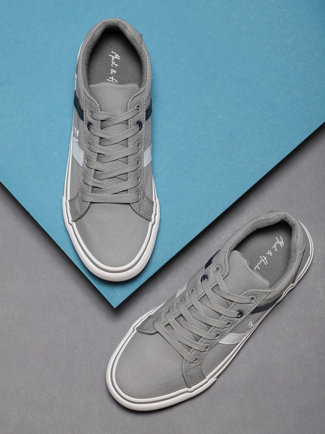 mast and harbour grey sneakers