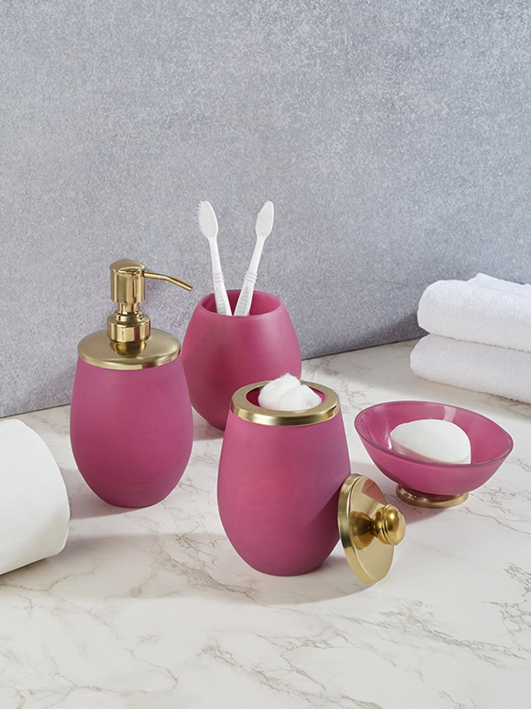 Buy HomeTown Solid Glass Frosted Soap Dish Bathroom Accessories for