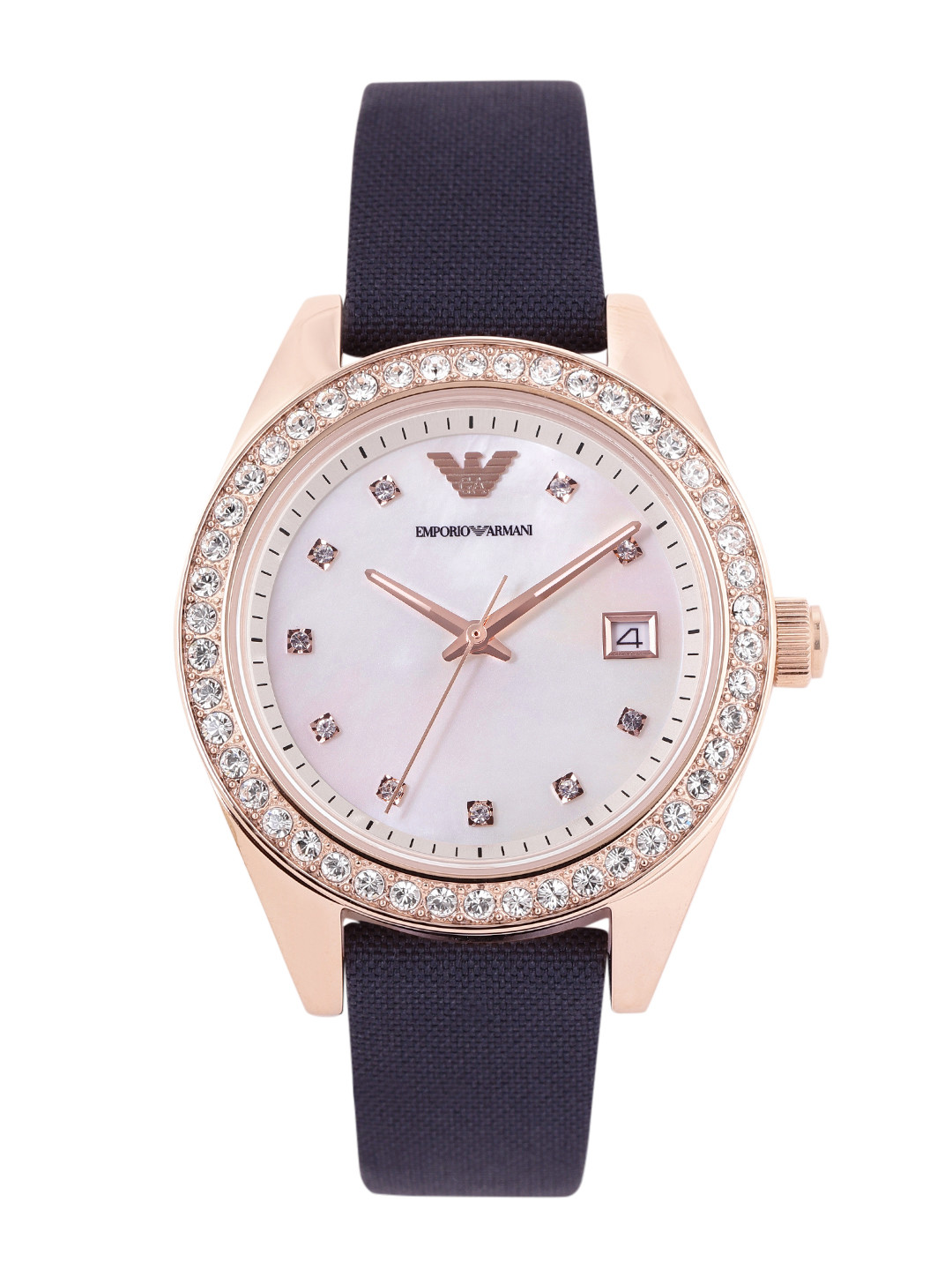 Buy Emporio Armani Women Off White Mother Of Pearl Dial Sustainable Analogue Watch AR11448