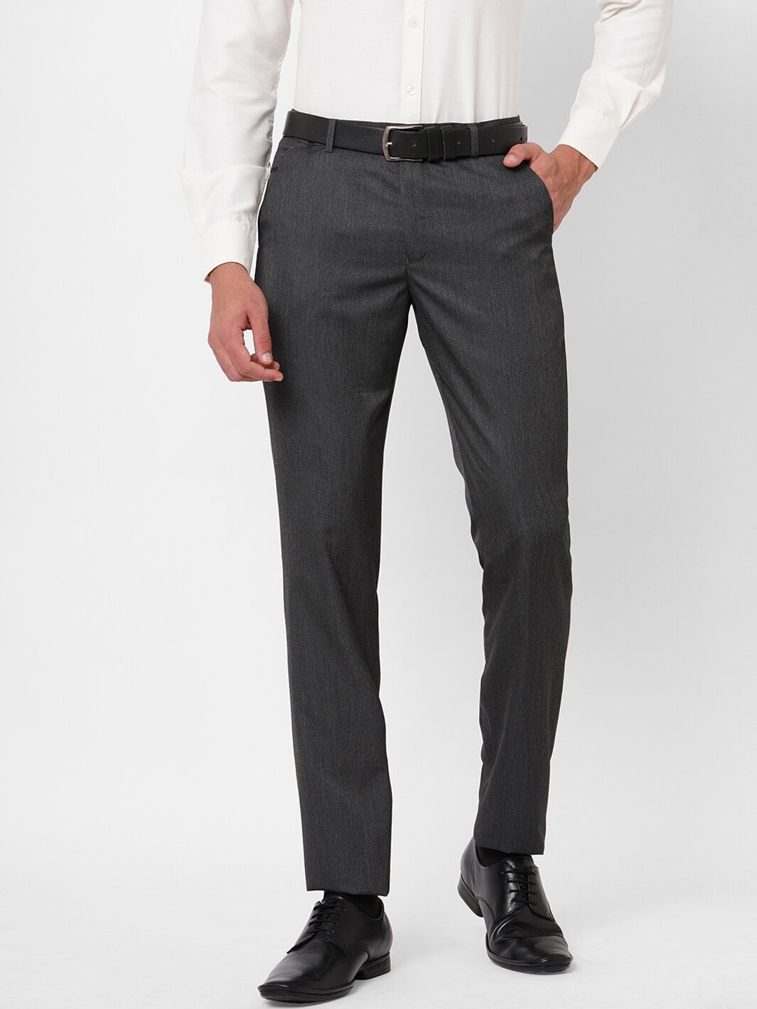 Buy Solemio Men Comfort Easy Wash Trouser - Trousers for Men 20211642 ...