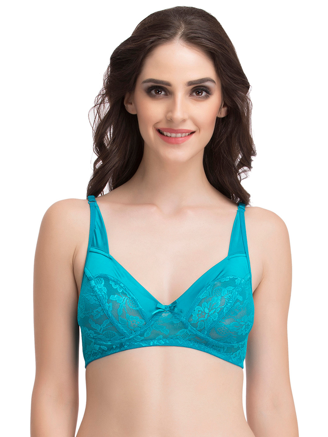 Buy Clovia Lace Non Padded Non Wired Bra Bra for Women