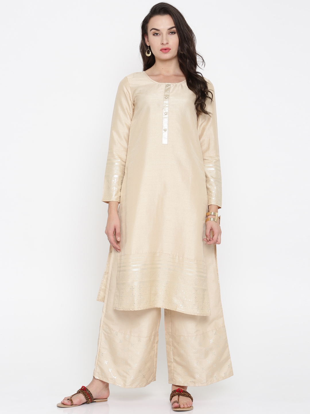 myntra anouk kurta set