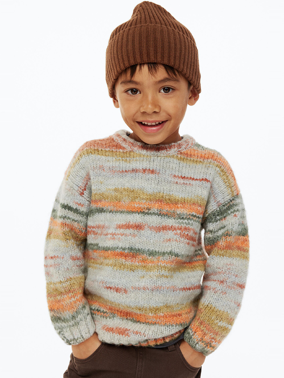 Buy H&M Boys Oversized Knitted Jumper Sweaters for Boys 20225504 Myntra