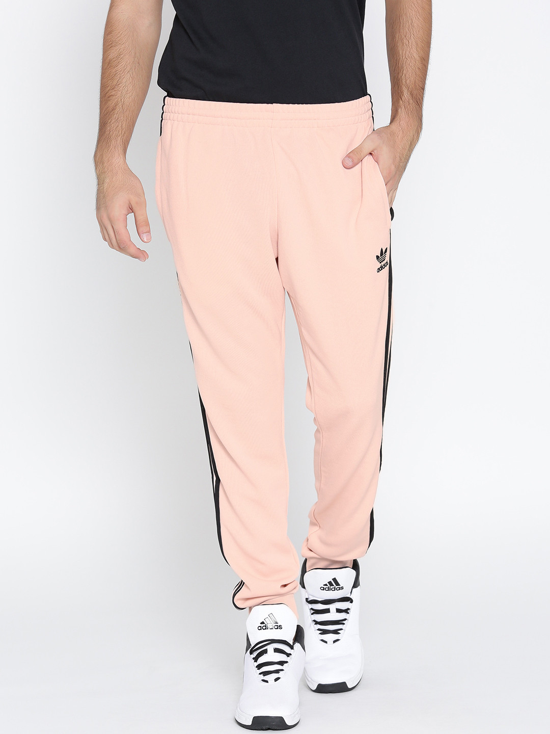Buy ADIDAS Originals Men Peach Coloured Streetwear Style Joggers - Track Pants for Men 2022970 