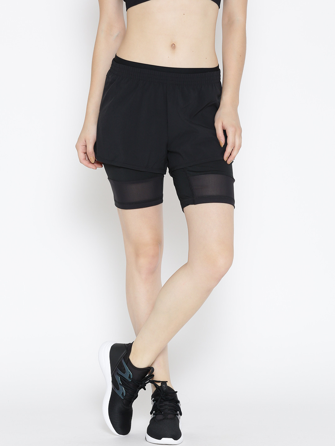 Buy ADIDAS Women Black 2in1 Long Sports Shorts Shorts for Women
