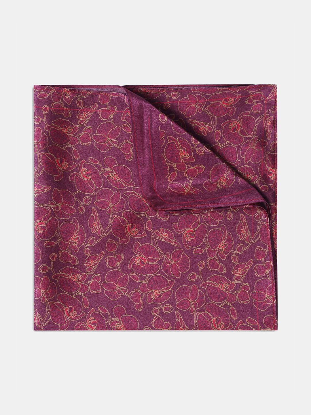 Black Solid Woven Pocket Square For Men - 9.8x9.8 Inch Polyester Dress Handkerchief Formal Accessory