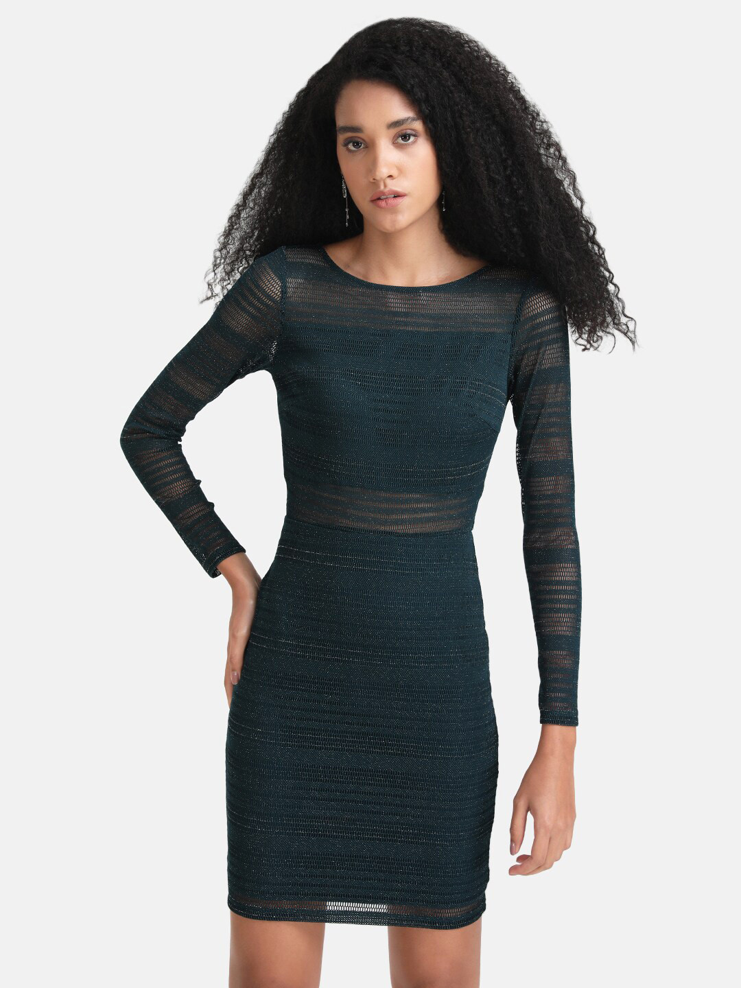Buy Kazo Green Bodycon Dress Dresses for Women 20234522 Myntra