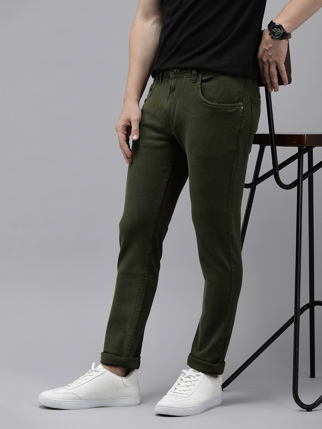 Buy VAN HEUSEN DENIM LABS Men Mid Rise Super Skinny Fit Stretchable