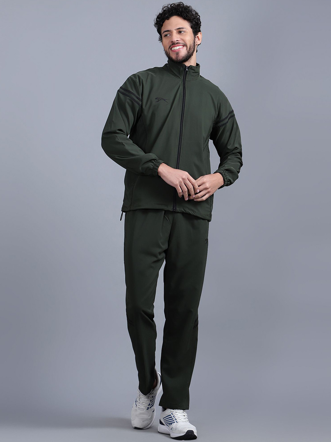 SHIV-NARESH Solid Men Blue Tights main image 0