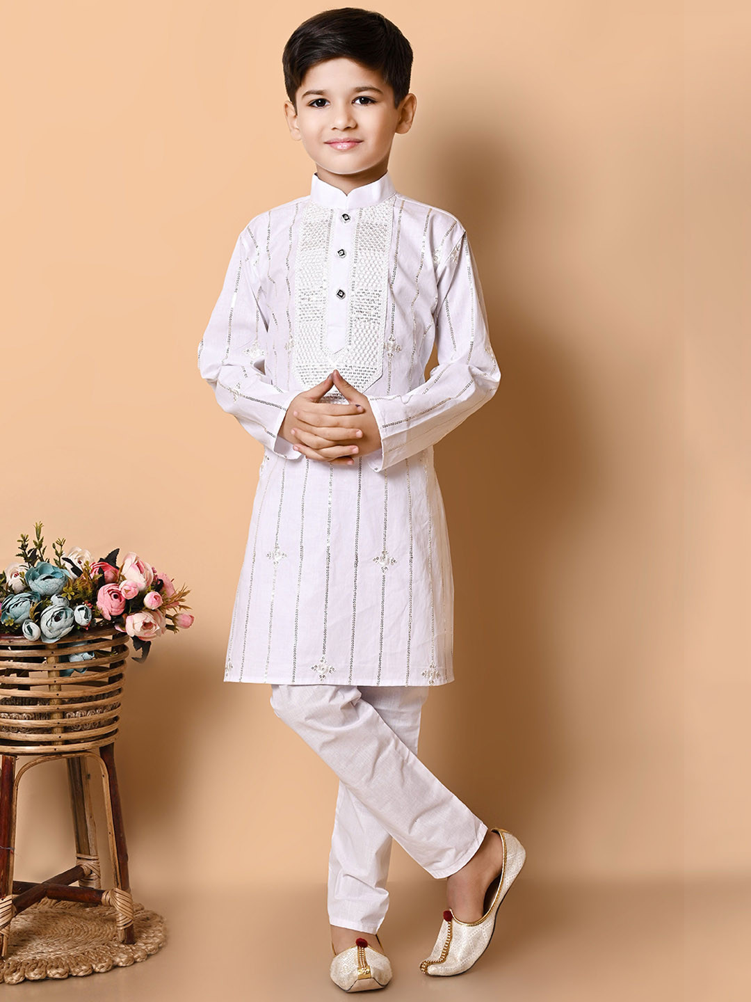 The Mor Edit Embroidered Boys Kurta Set