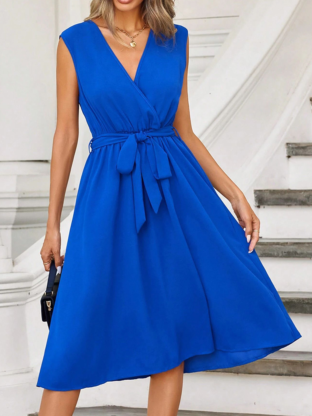 Buy StyleCast Solid Fit & Flare Casual Dress - Dresses for Women ...