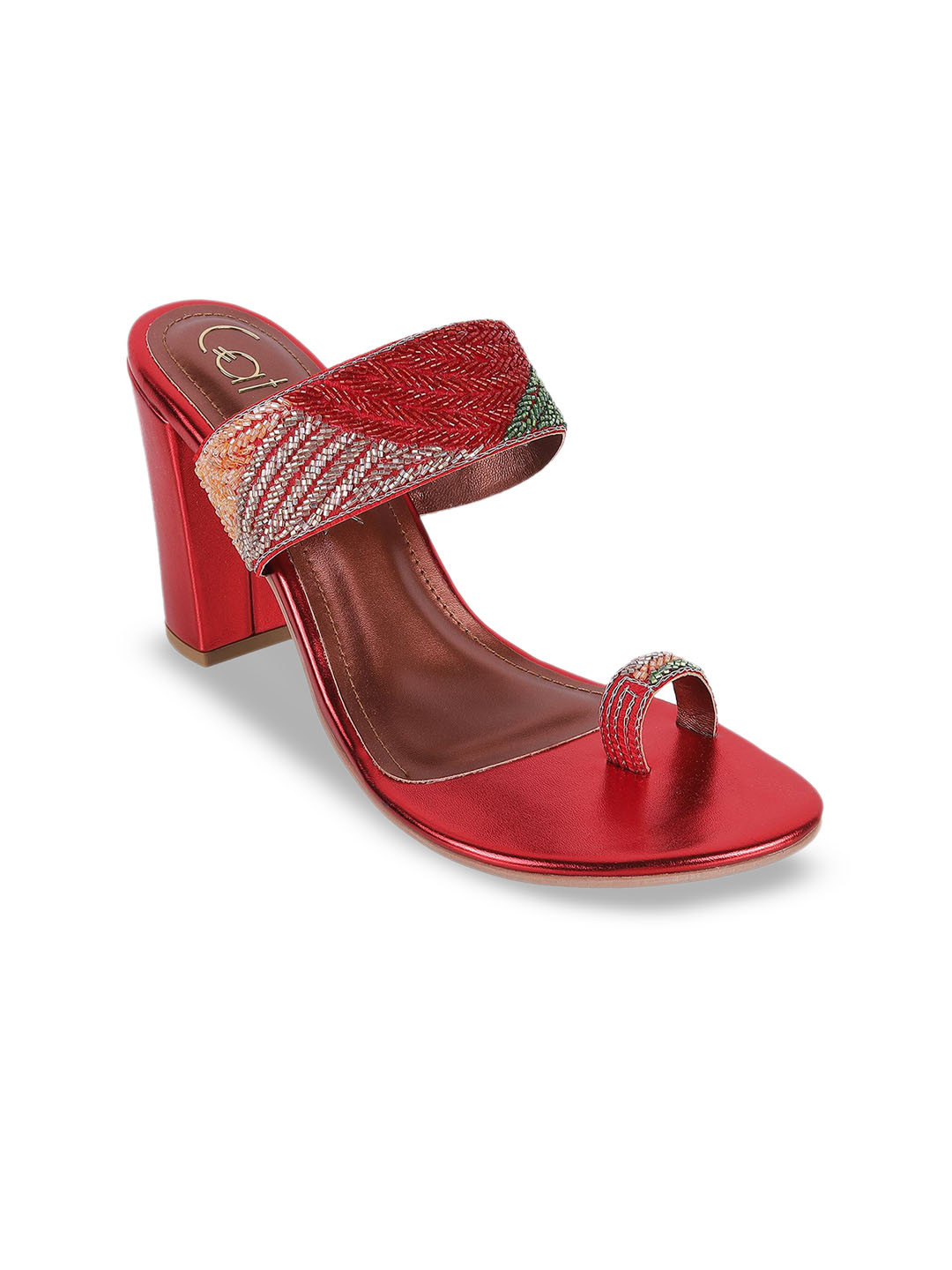 Women’s Block Heel Sandals with Cross-Strap main image 0
