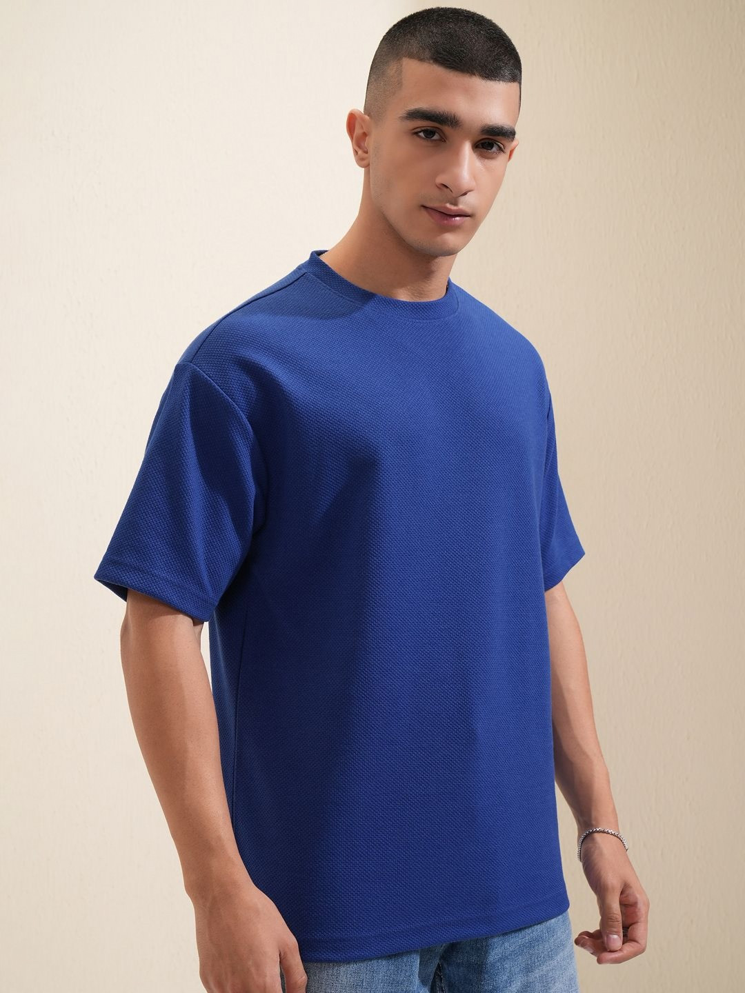Men's Round Neck Oversized T-Shirt