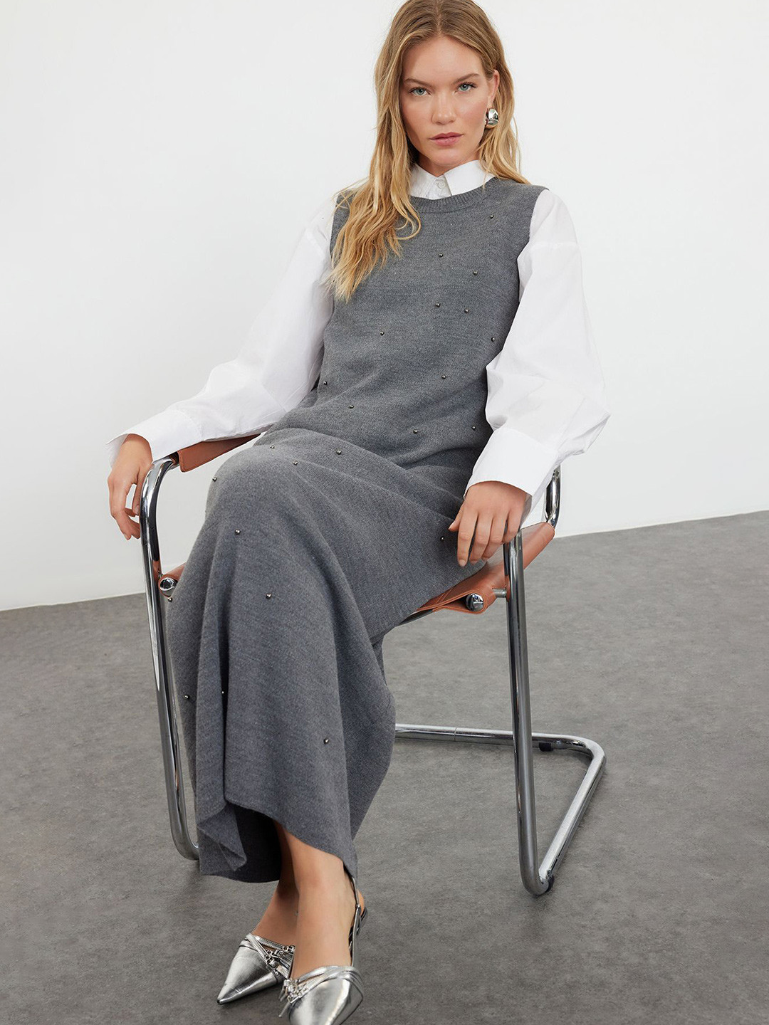 Mini Dress Donna Trendyol Women Mini A-Line Regular Fit Woven Dress Abito Da Donna Trendyol