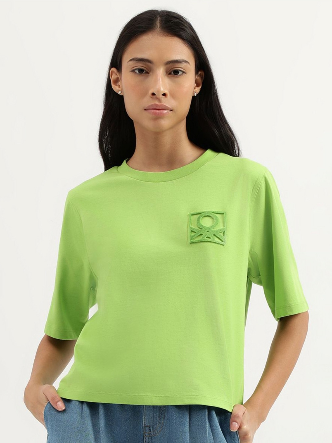 United Colors Of Benetton T-Shirt Donna | Collezione Autunno Inverno 2025, Design Moderno, Vestibilità Comoda, Cotone