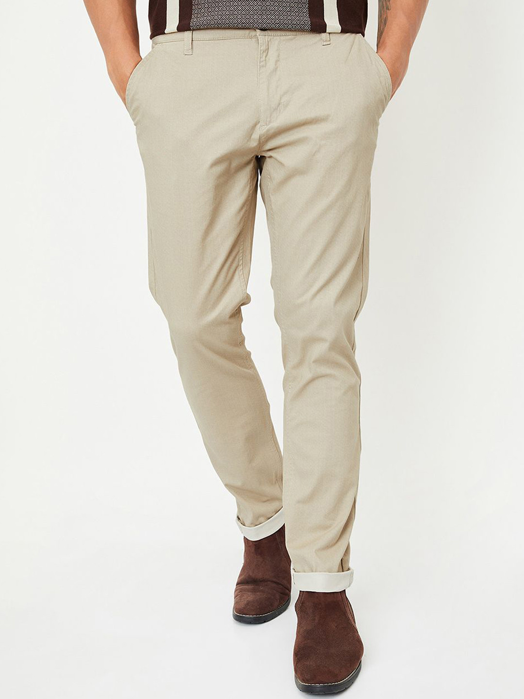 Buy Max Men Chinos Trousers - Trousers for Men 31788809 | Myntra