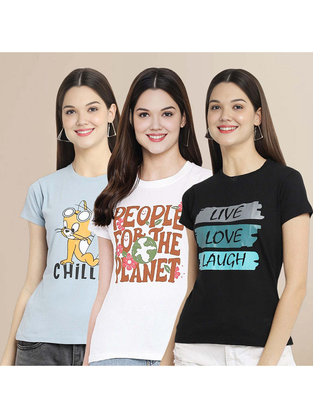 Jeron Essential T Shirt W Graphic Embroidery T Shirt Female