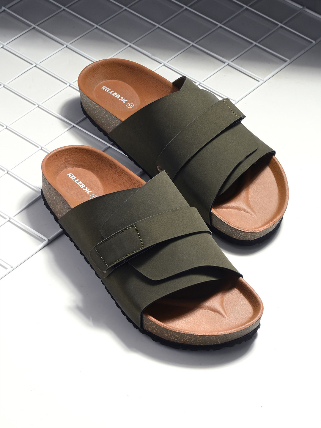Kokum's Revenge Yellow Men's Slide Sandals