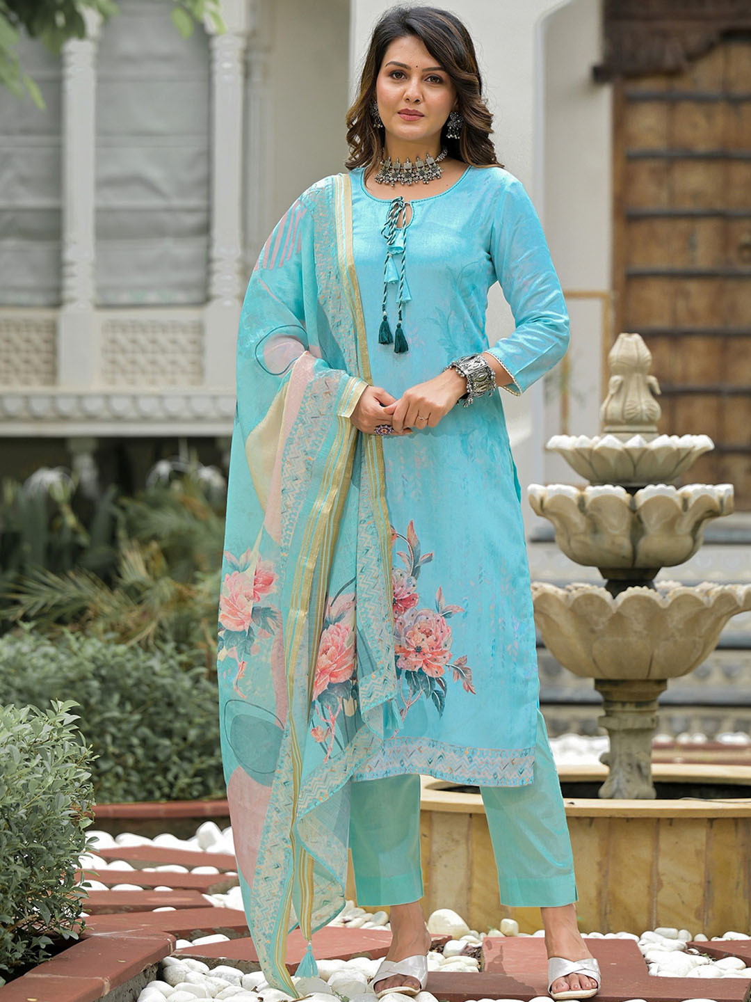 Cotton linen Kurta with Trouser