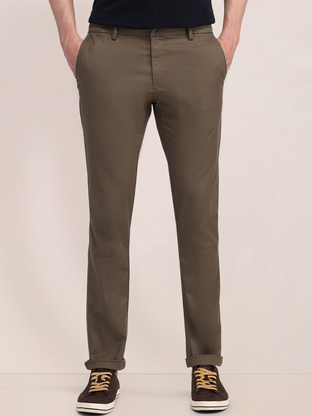 U.S. POLO ASSN. Gray Cotton Men's Trouser main image 0
