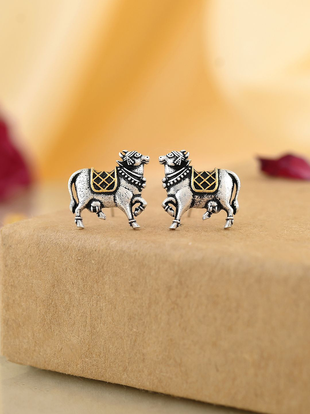 Multicolor - Saanjh Bela Nandi Oxidised Earrings