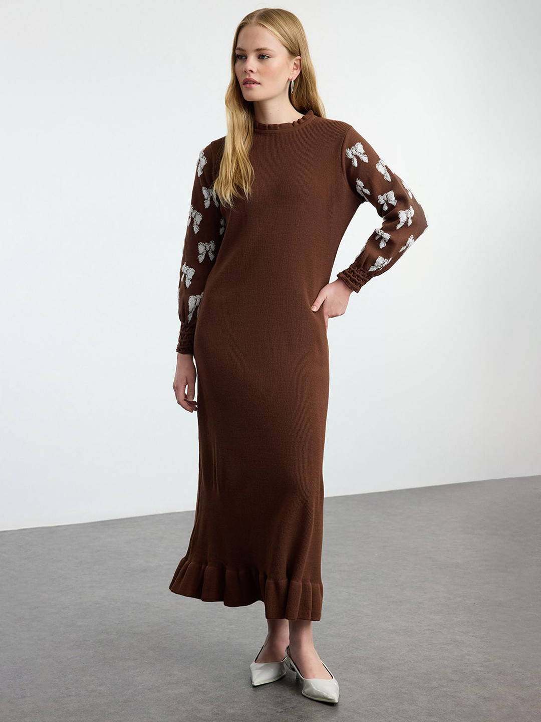Trendyol Maxi Standard Regular Dress Vestido Para Mujer