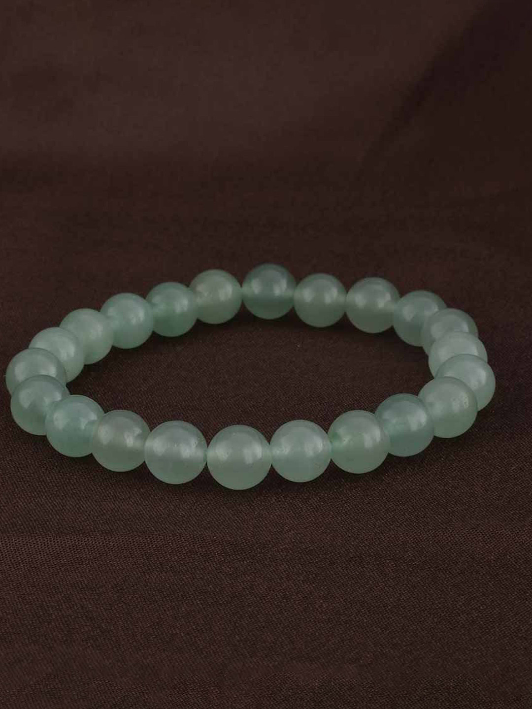 Buy PALMONAS Men Stainless Steel Crystals Elasticated Bracelet ...