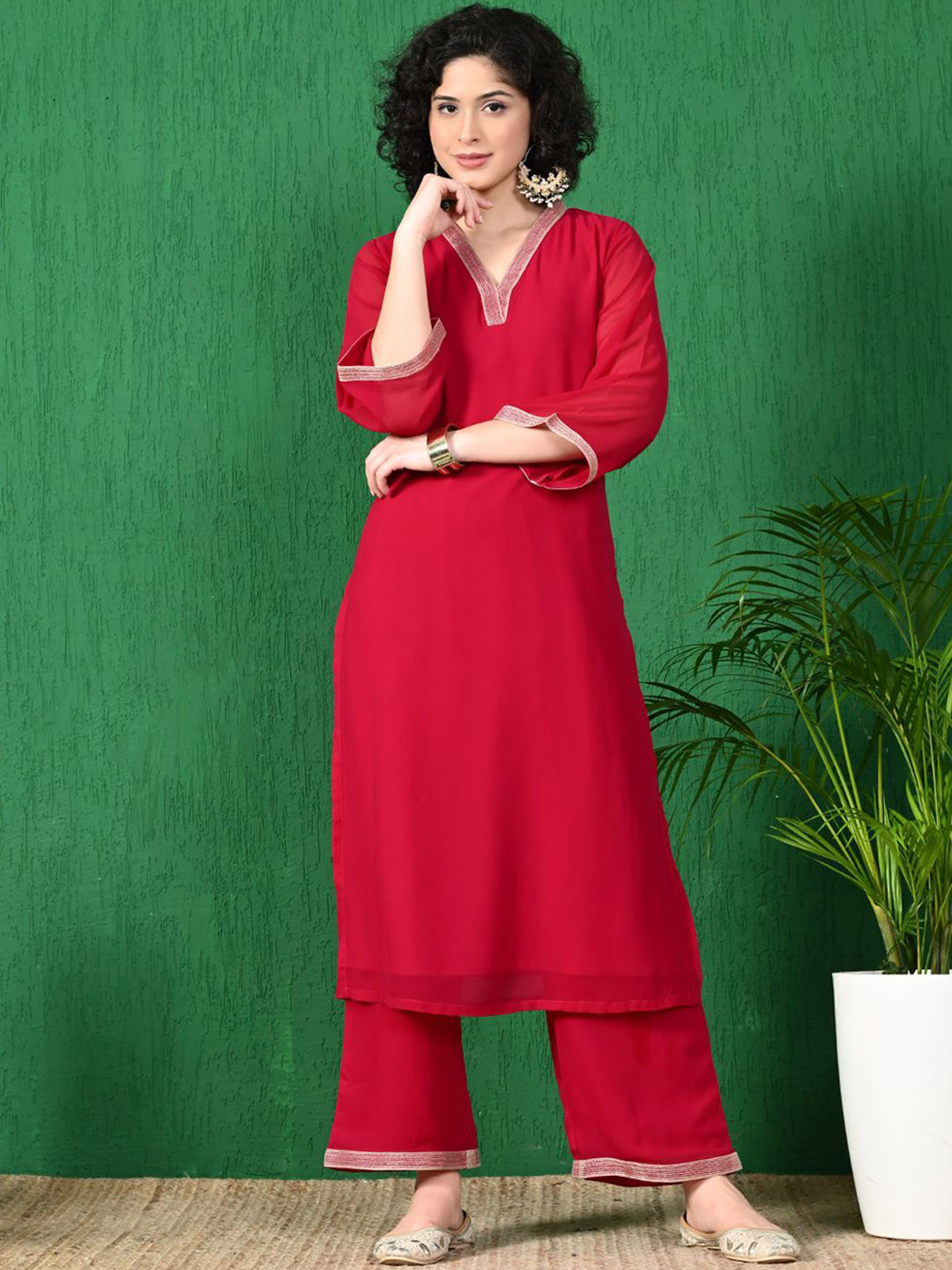 VENBA [M / 38] - Straight cut kurta set