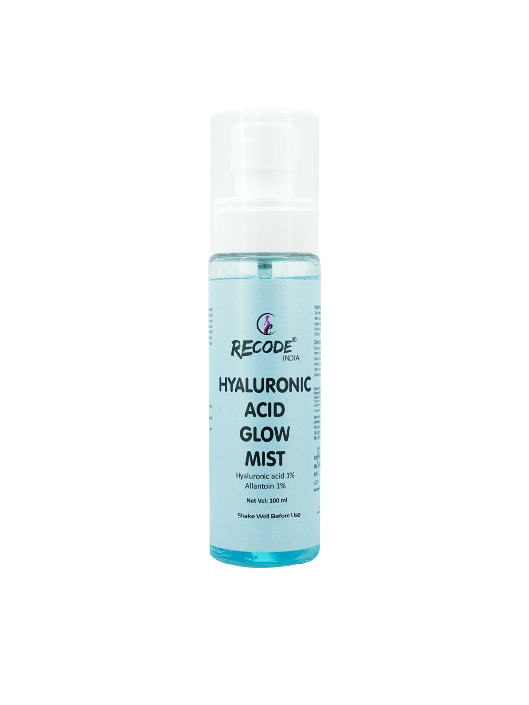 Buy Recode Hyaluronic Acid Glow Mist 100ML - Body Mist And Spray for ...