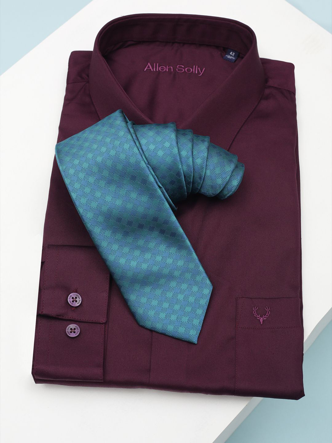 allen solly tie and cufflink set