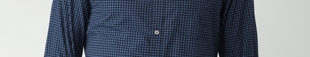 Buy Celio Men Blue Regular Fit Checked Casual Shirt - Shirts for Men ...