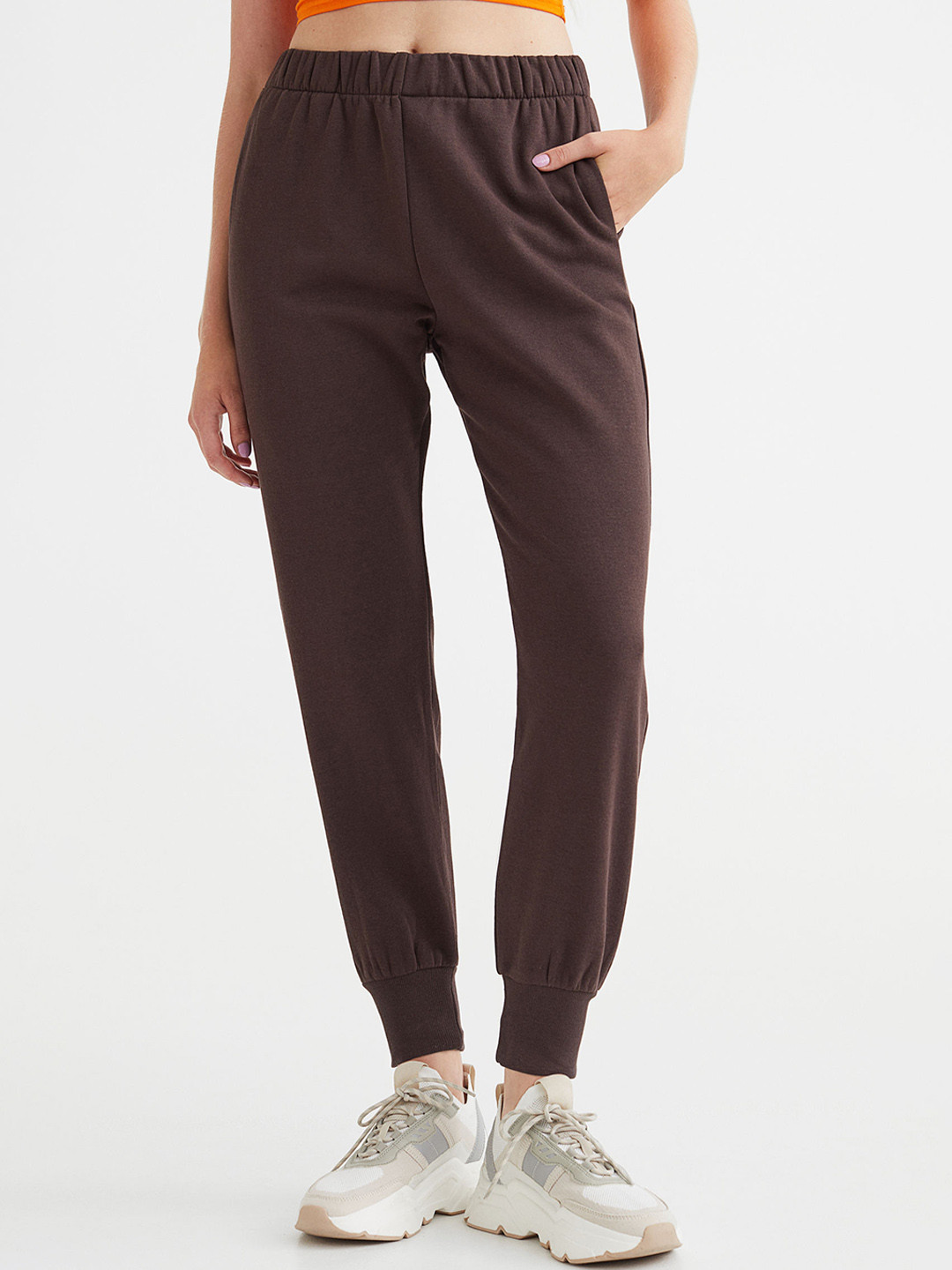 Buy H&M Woman Joggers Trousers for Women 20242502 Myntra