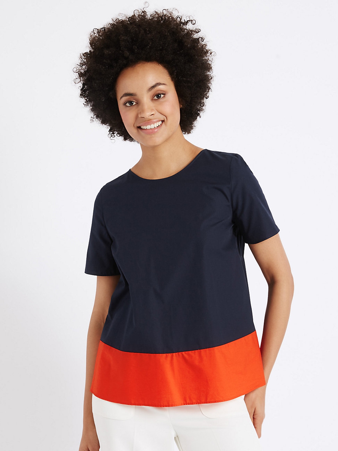 marks and spencer linen top