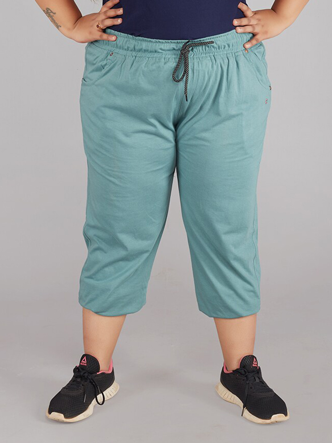 Buy CUPID Women Green Capris Capris for Women 20243664 Myntra
