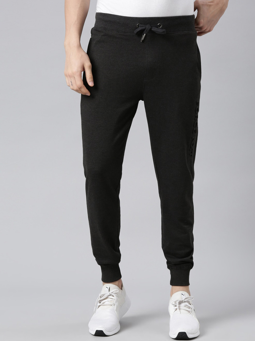 Buy Force NXT Men Solid Pack Of 1 Super Combed Cotton Jogger Track