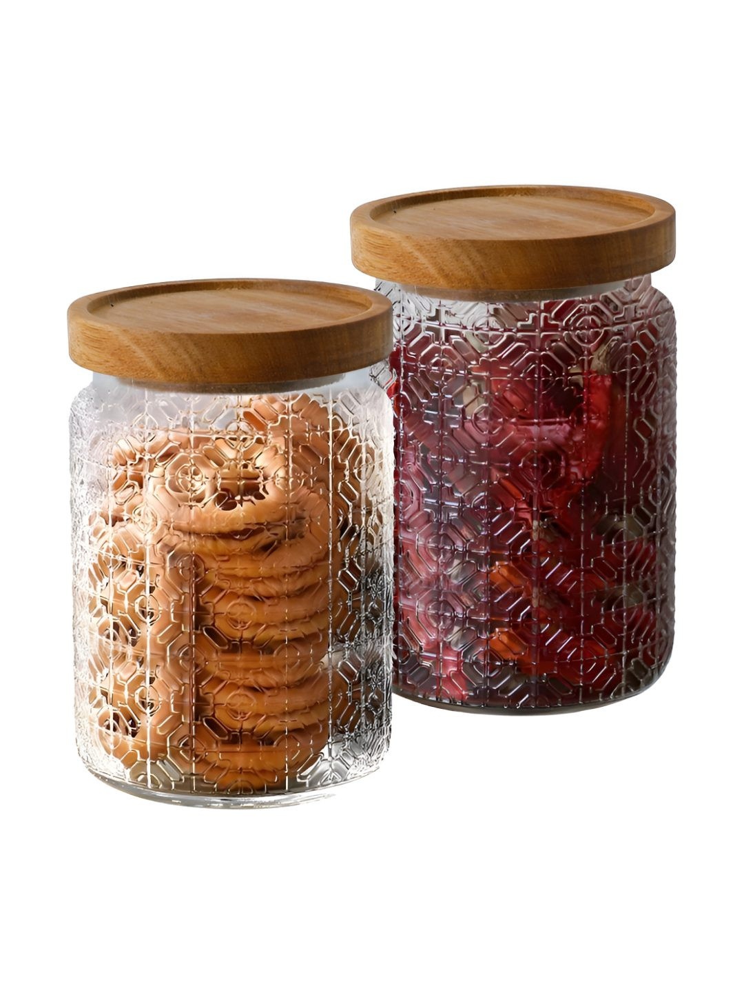 Buy The Better Home Transparent 2 Pieces Glass Airtight Dishwasher Safe