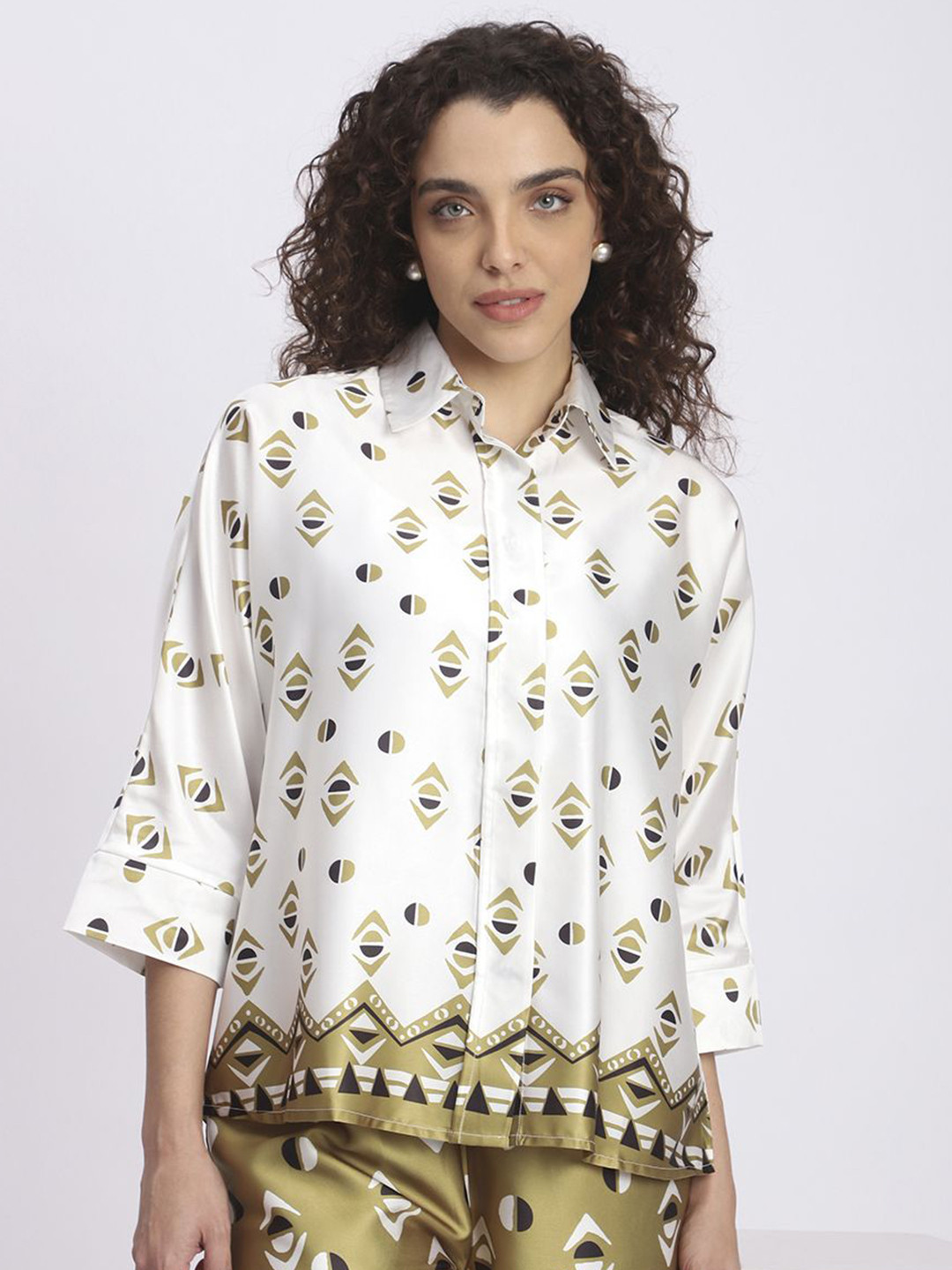 Buy R&B Women Shirt Collar Shirt Style Top - Tops for Women 33446070 ...